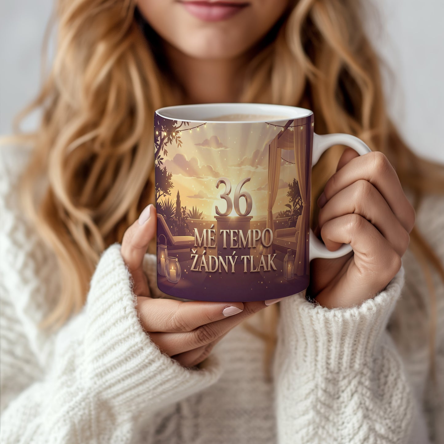 Narozeninový hrnek 36 let – MÉ TEMPO ŽÁDNÝ TLAK