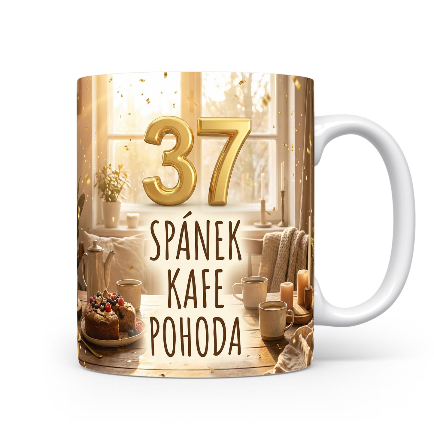 Narozeninový hrnek s číslem 37