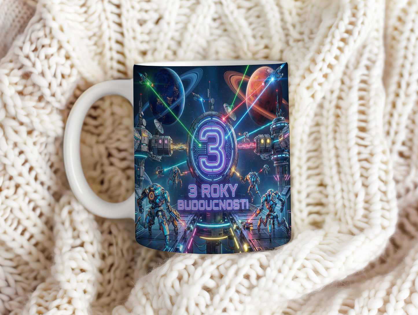 Narozeninový hrnek 3 roky – 3 ROKY BUDOUCNOSTI
