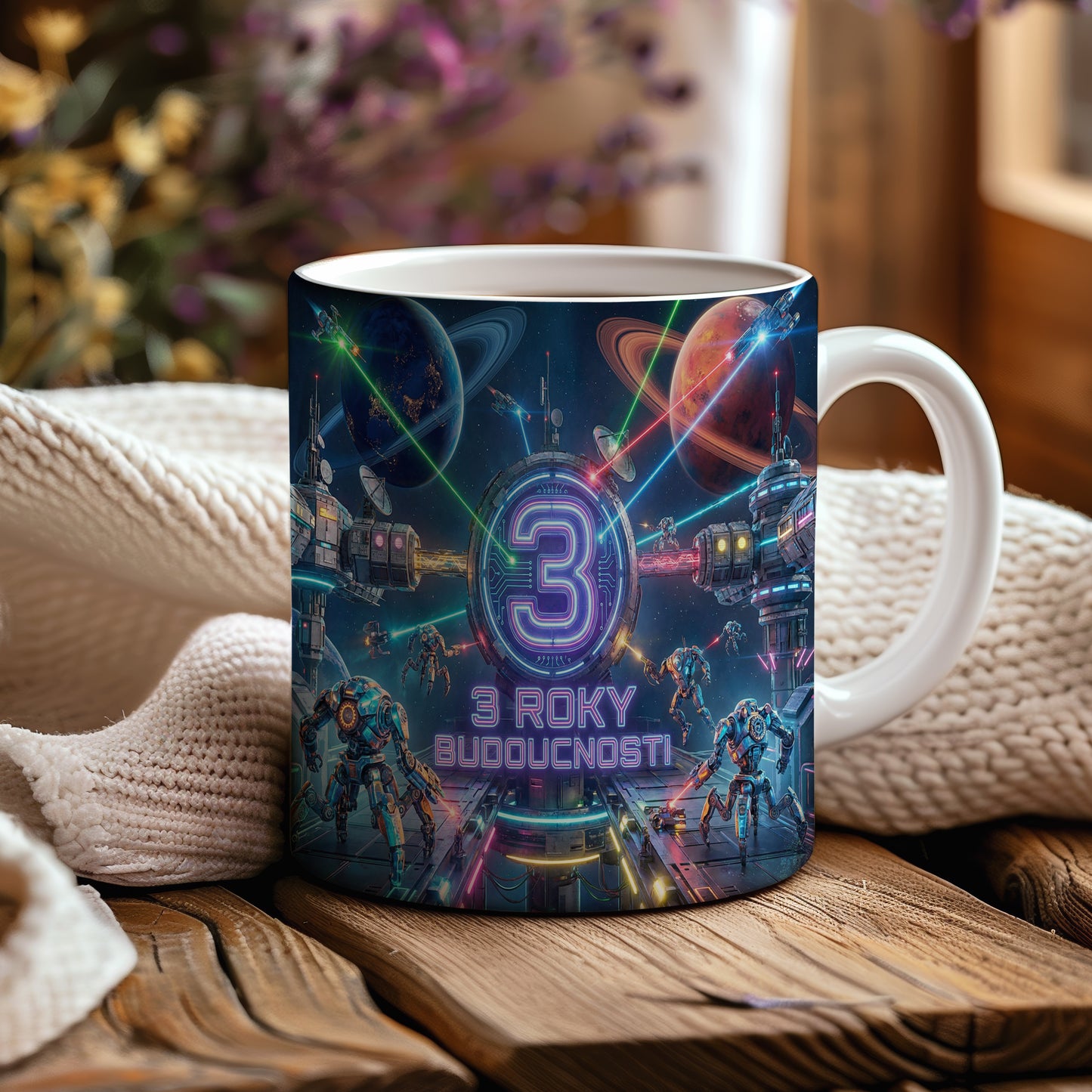 Narozeninový hrnek 3 roky – 3 ROKY BUDOUCNOSTI