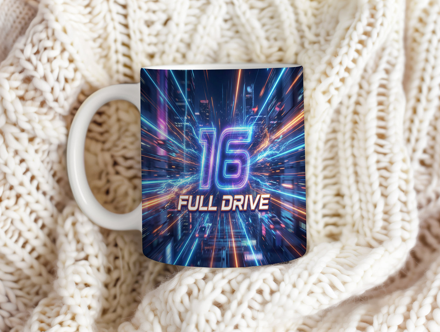 Narozeninový hrnek 16 let – FULL DRIVE