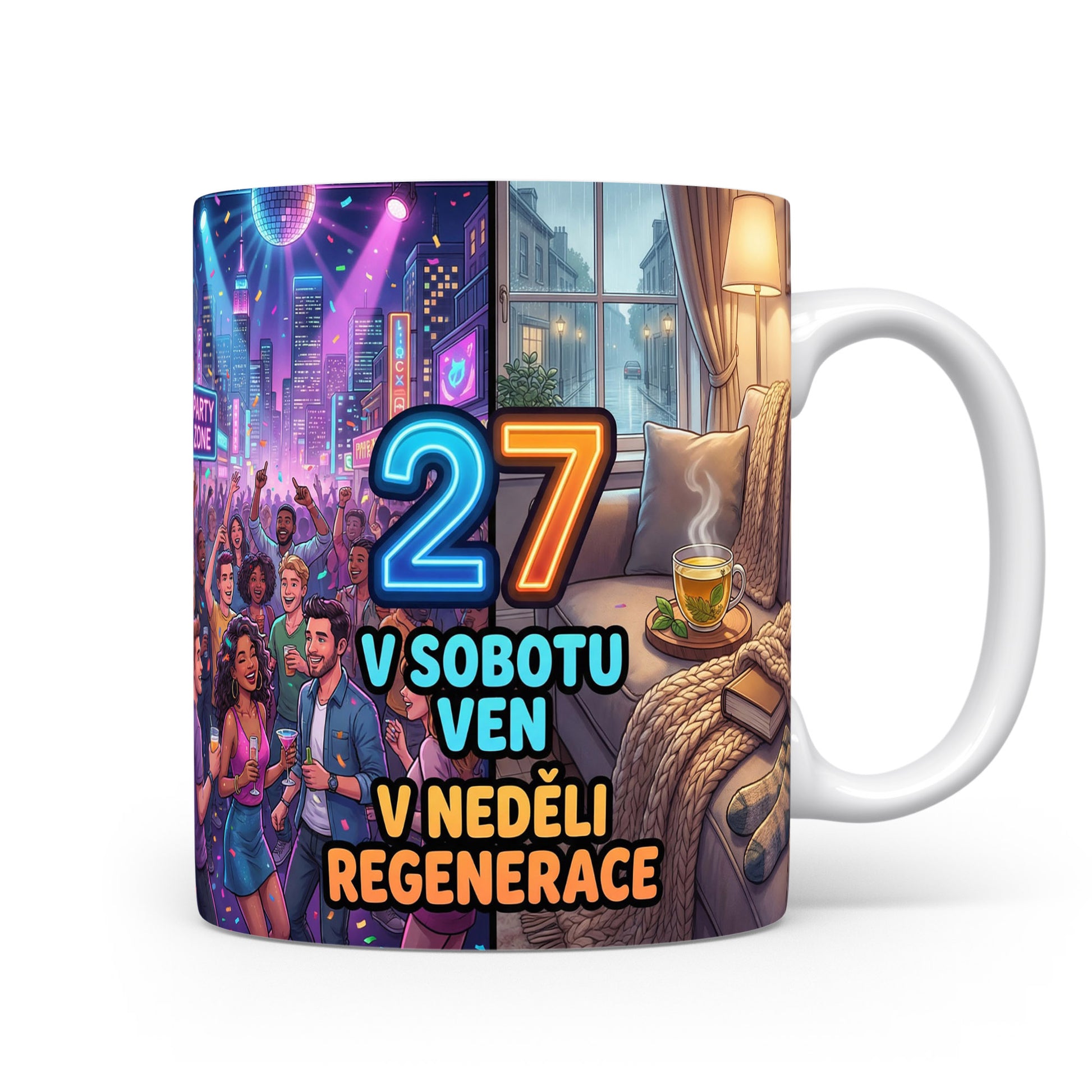 Narozeninový hrnek s věkem 27