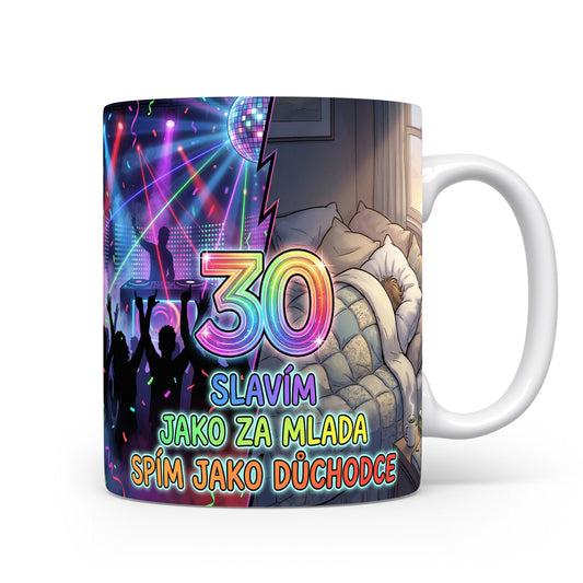 Narozeninový hrnek s číslem 30