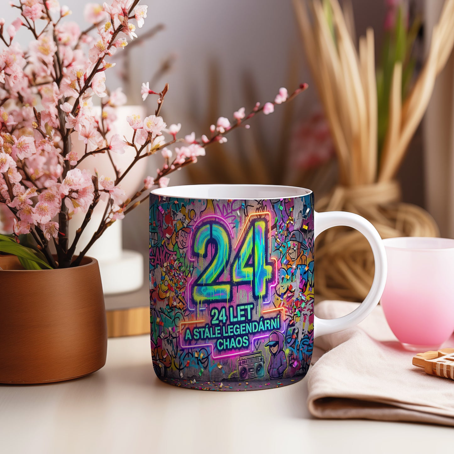 Narozeninový hrnek 24 let – 24 LET A STÁLE LEGENDÁRNÍ CHAOS