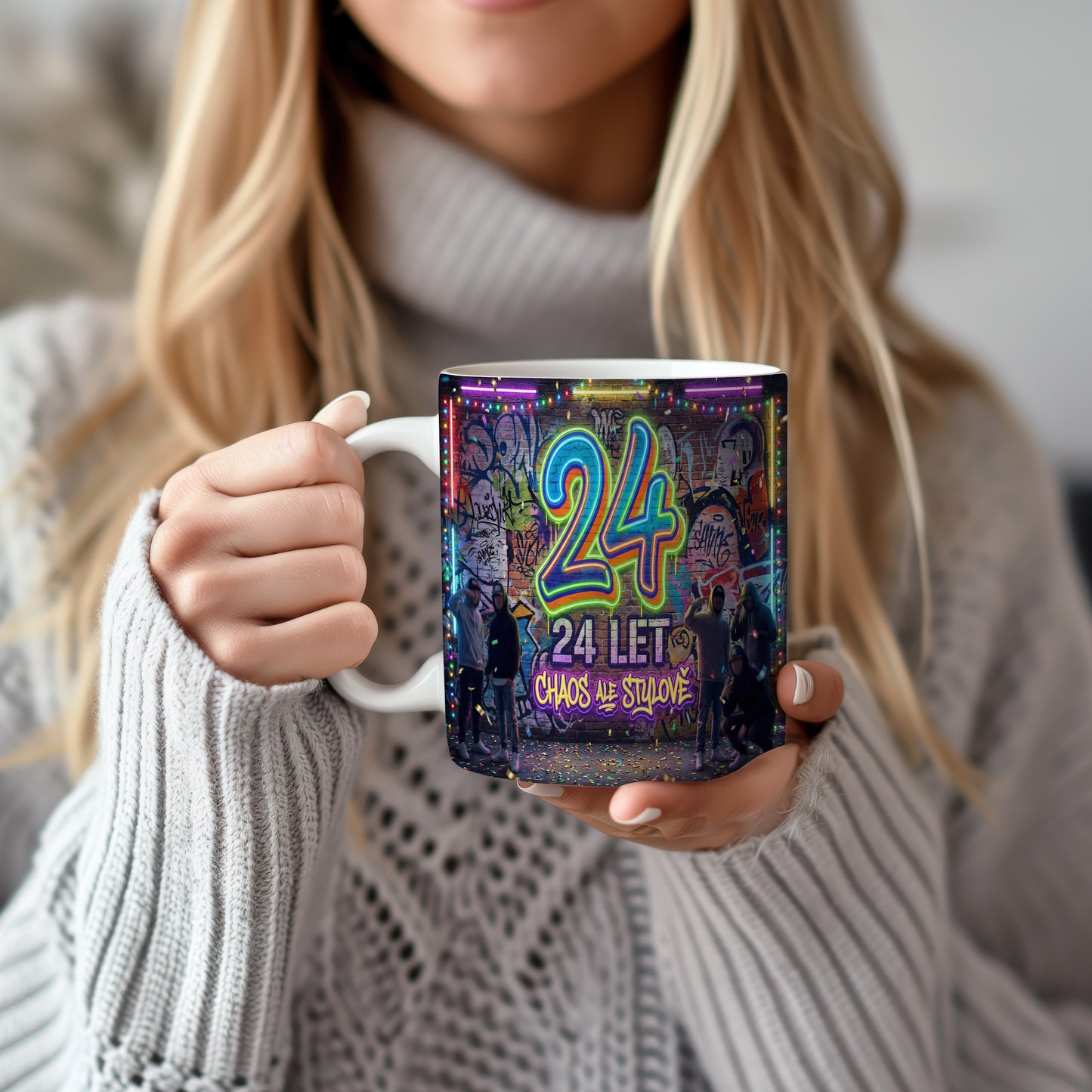 Narozeninový hrnek 24 let – CHAOS ALE STYLOVĚ