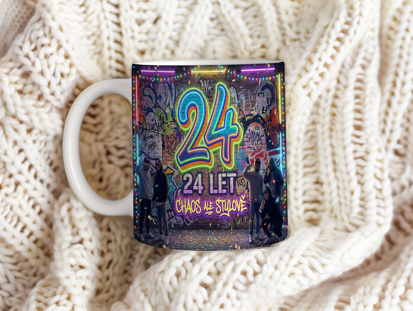 Narozeninový hrnek 24 let – CHAOS ALE STYLOVĚ