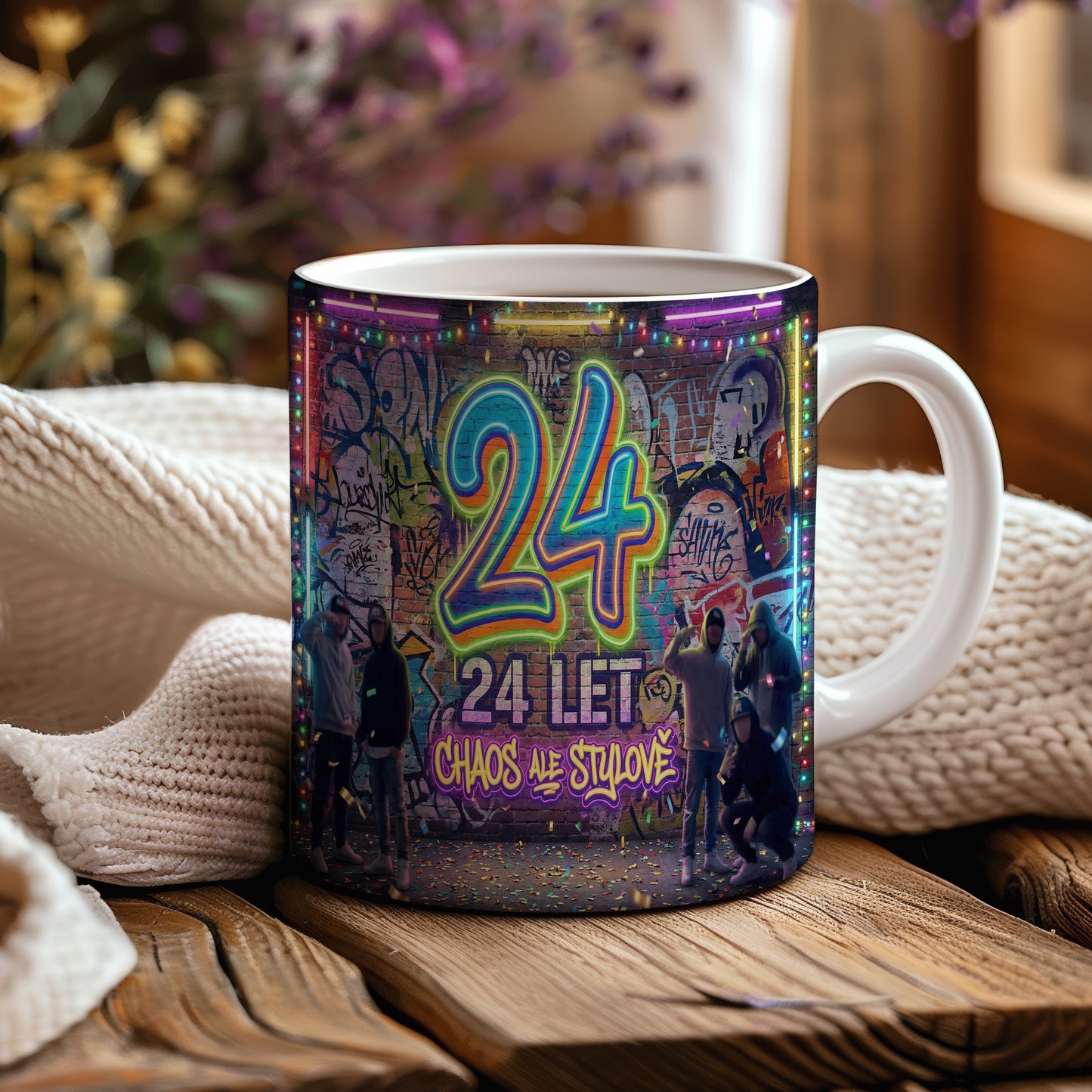 Narozeninový hrnek 24 let – CHAOS ALE STYLOVĚ