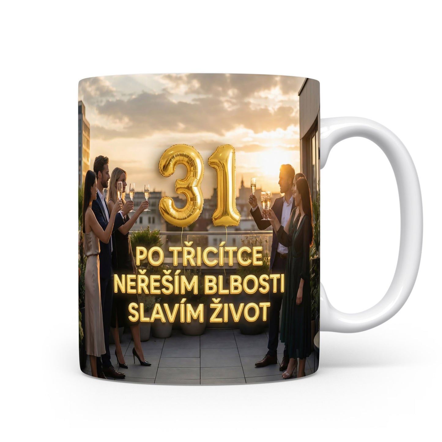Narozeninový hrnek s číslem 31
