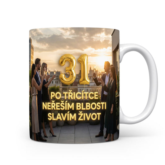 Narozeninový hrnek s číslem 31