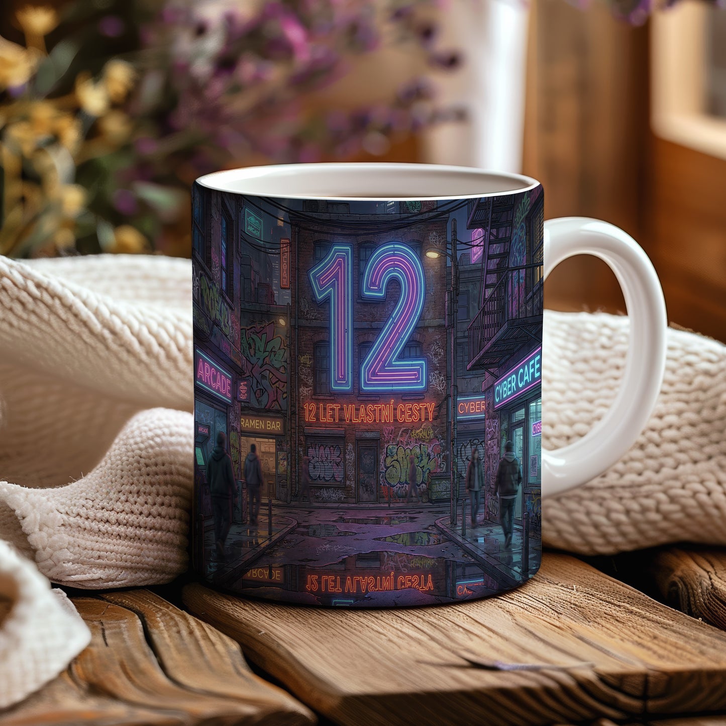 Narozeninový hrnek 12 let – 12 LET VLASTNÍ CESTY