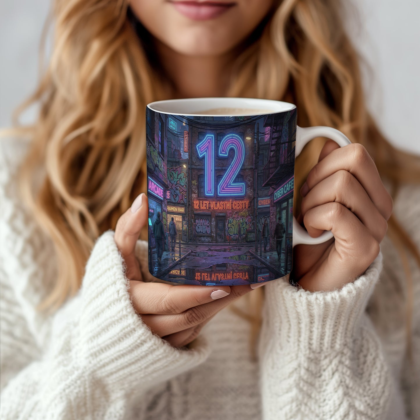 Narozeninový hrnek 12 let – 12 LET VLASTNÍ CESTY