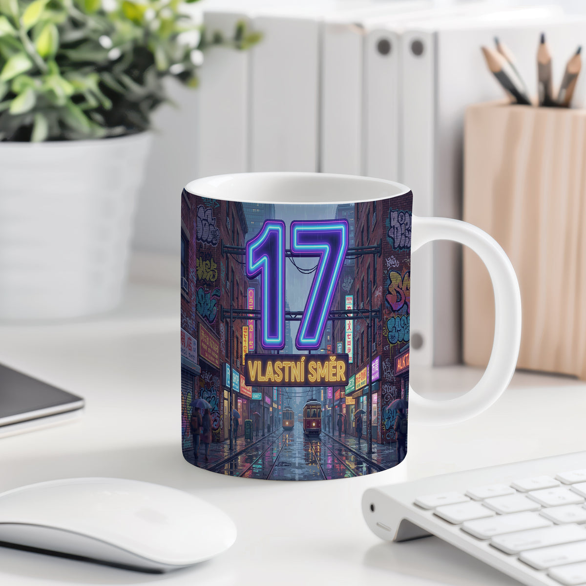 Narozeninový hrnek 17 let – VLASTNÍ SMĚR