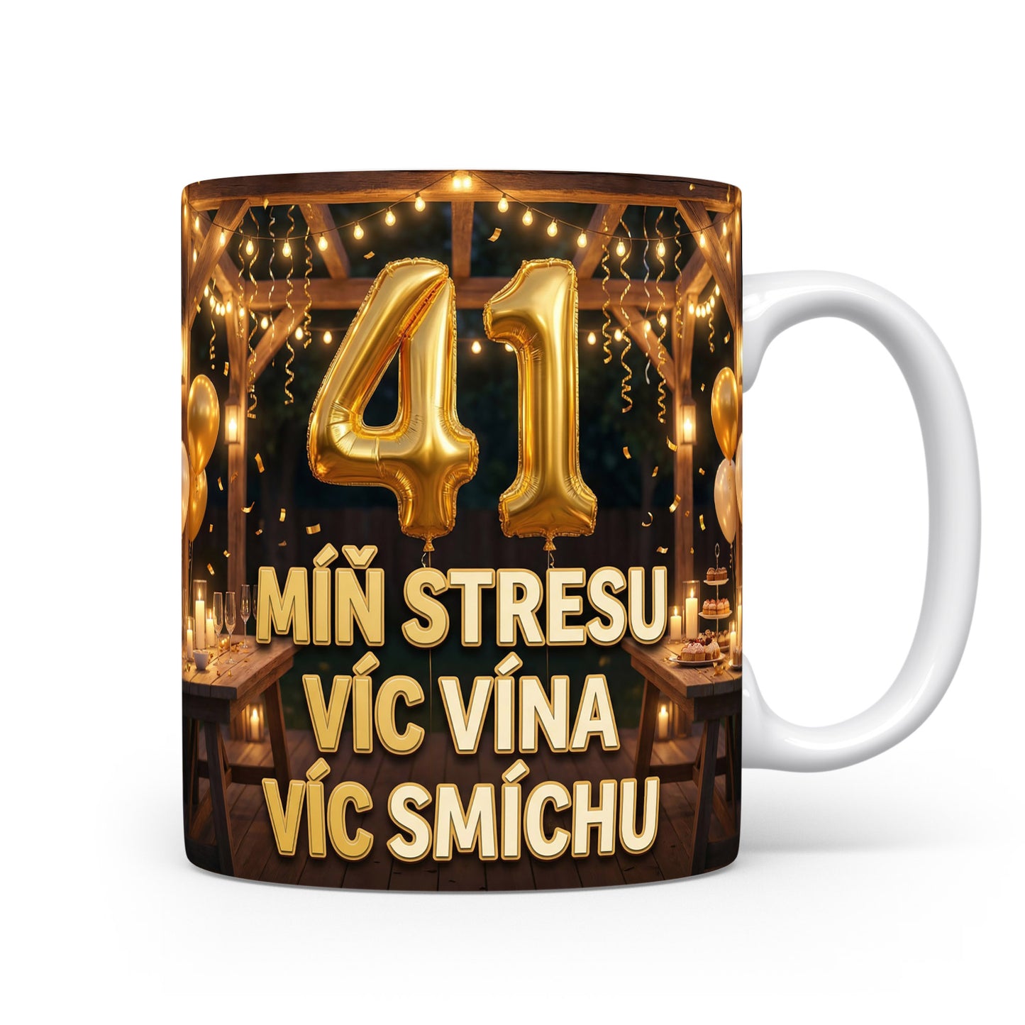 Narozeninový hrnek s číslem 41