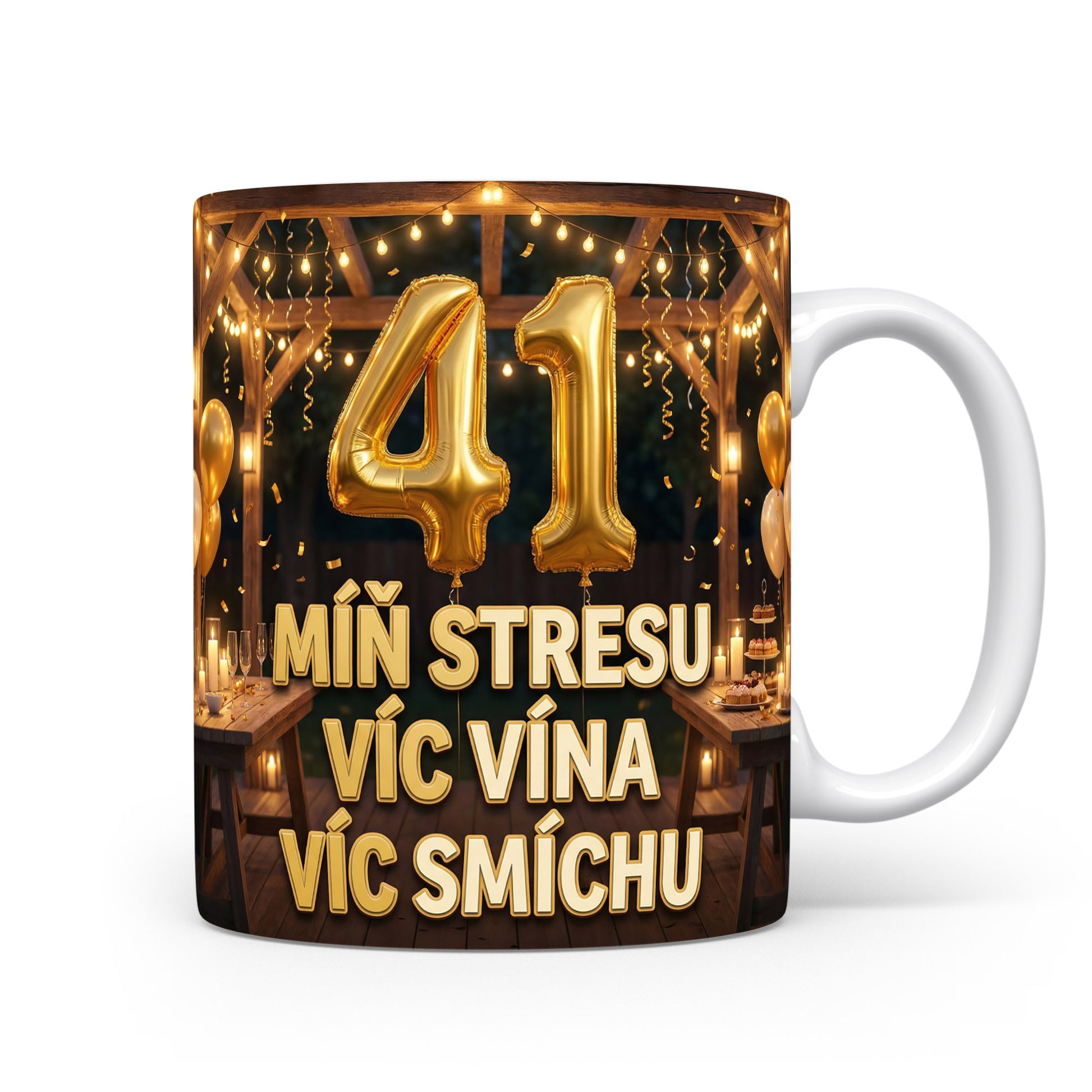 Narozeninový hrnek s číslem 41