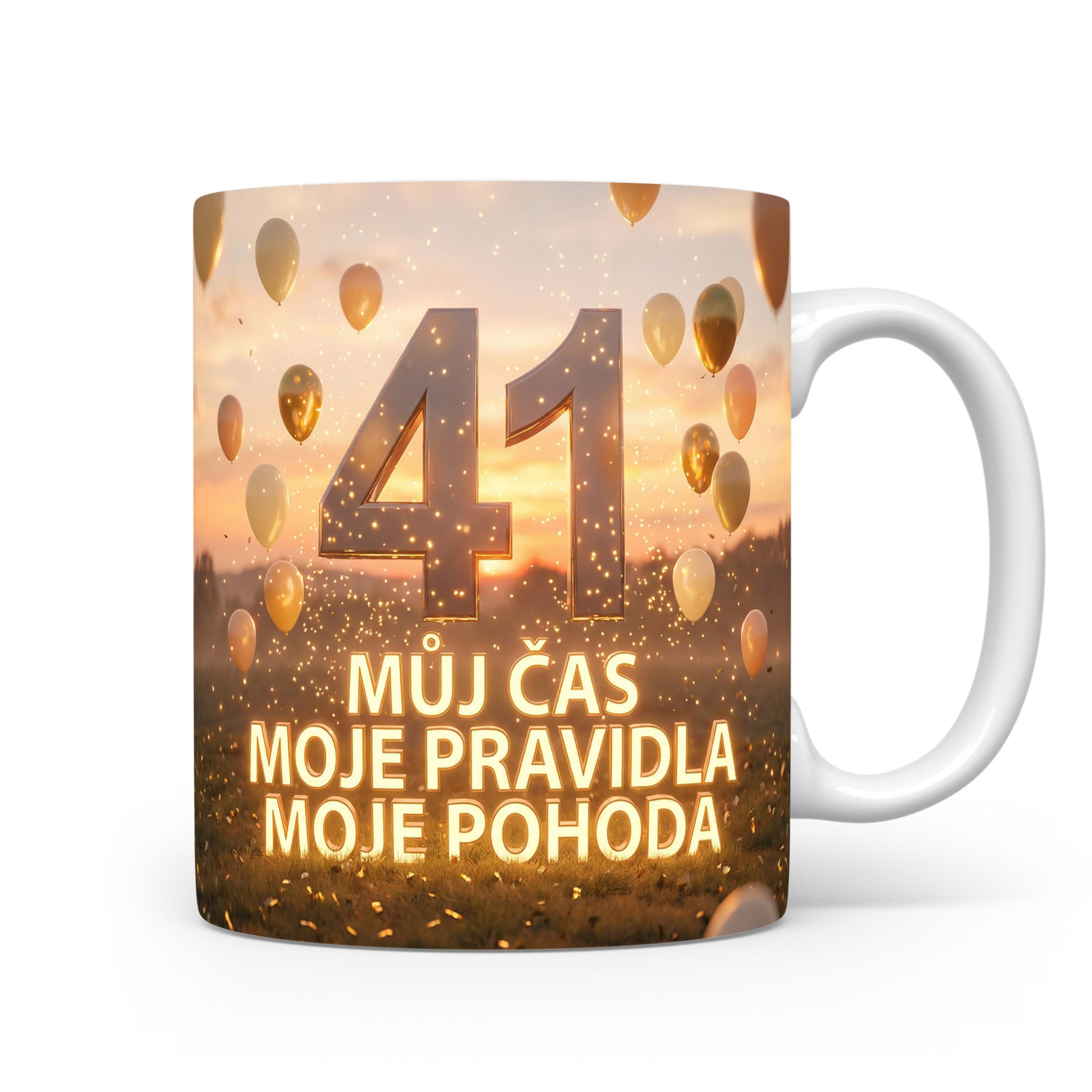 Narozeninový hrnek s číslem 41