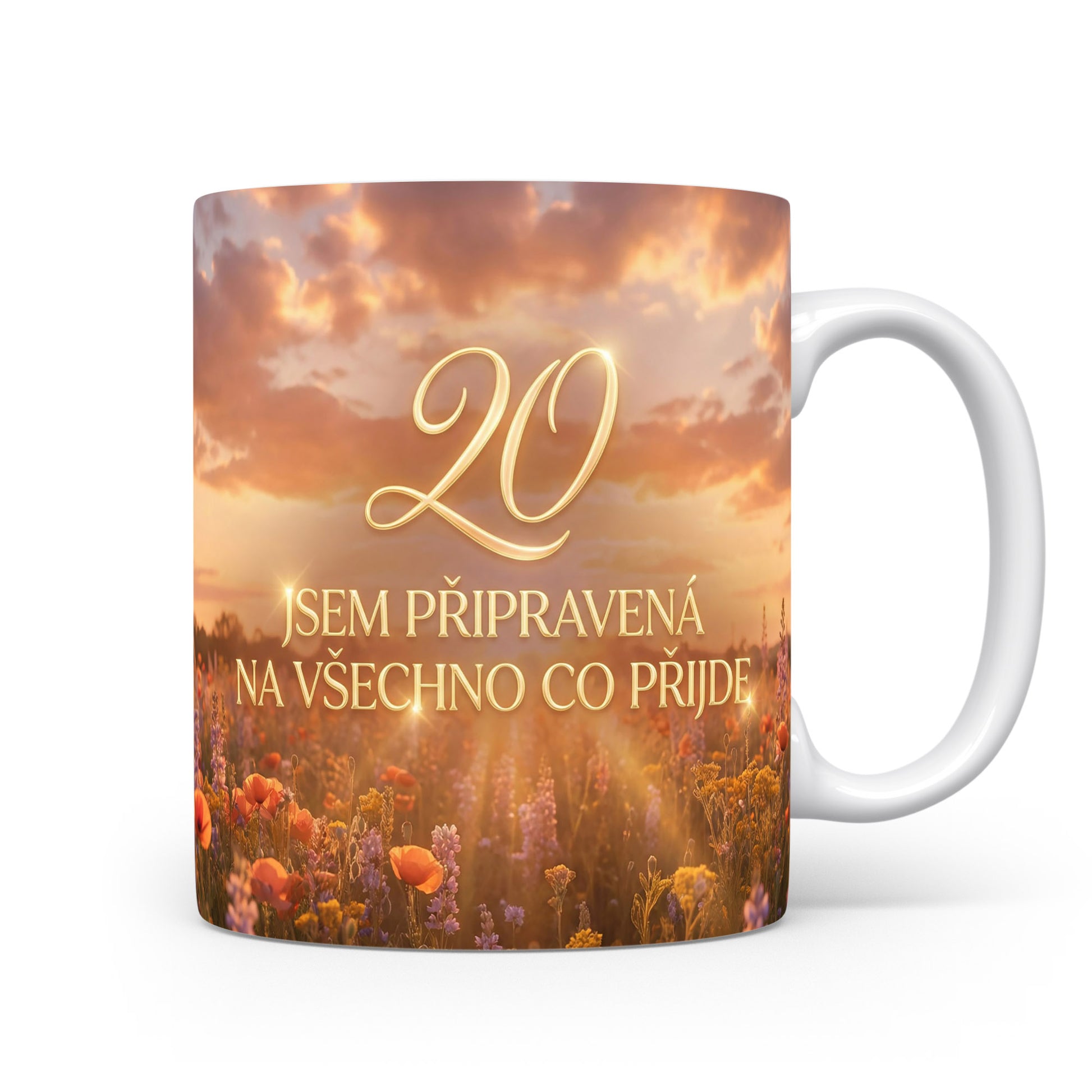 Narozeninový hrnek s věkem 20