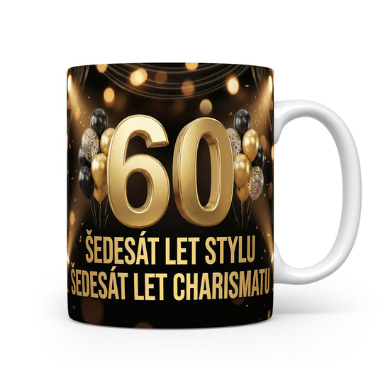 Hrnček s nápisem k 60. narozeninám