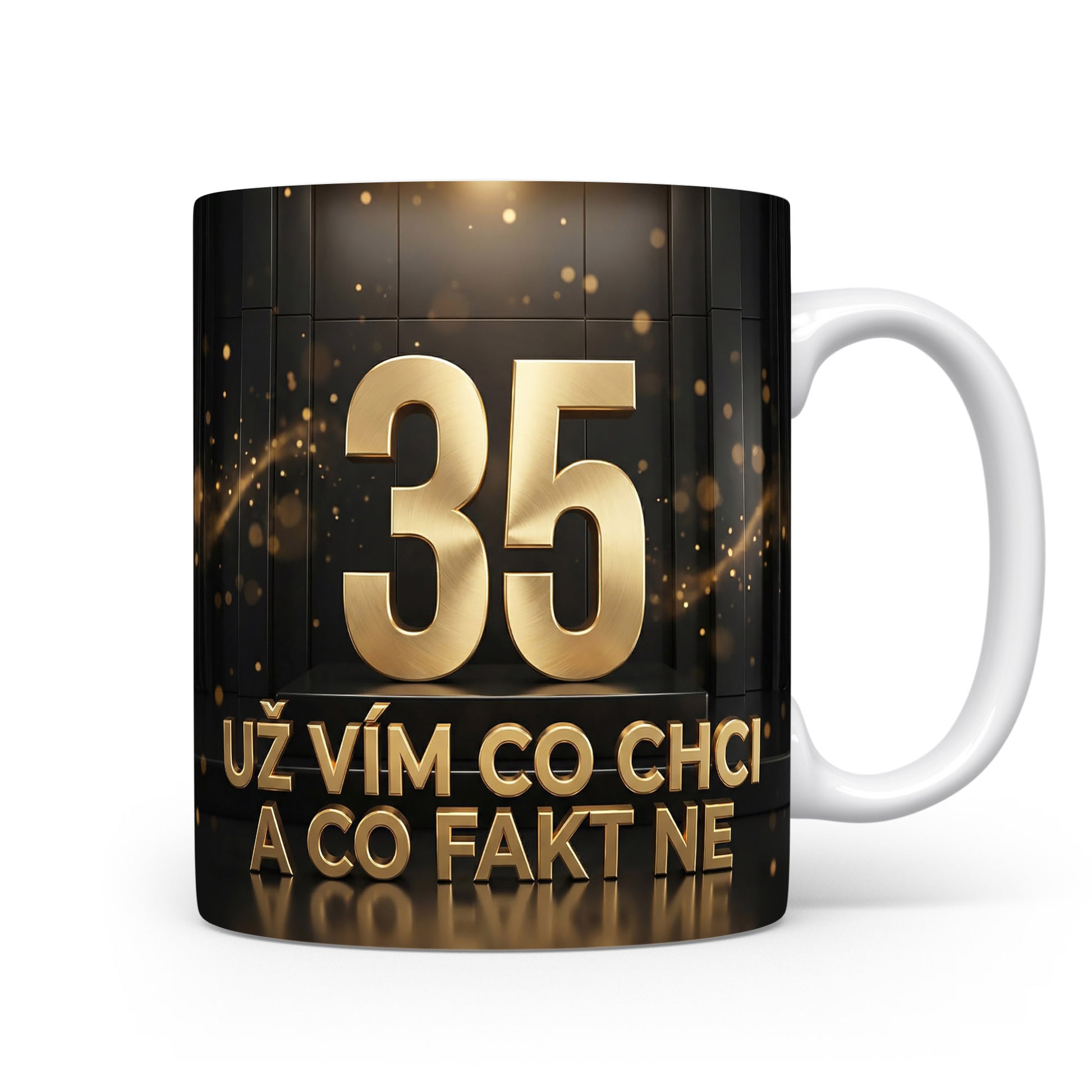 Hrnček s nápisem k 35. narozeninám