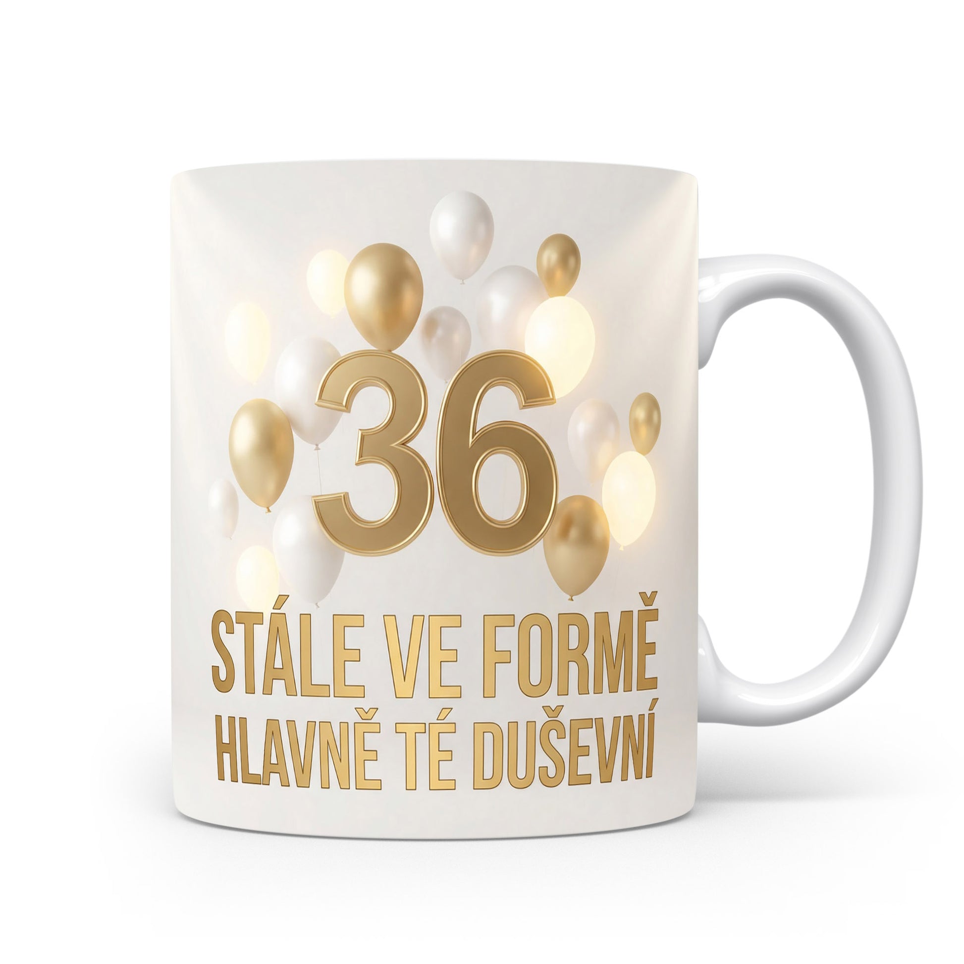 Narozeninový hrnek s věkem 36