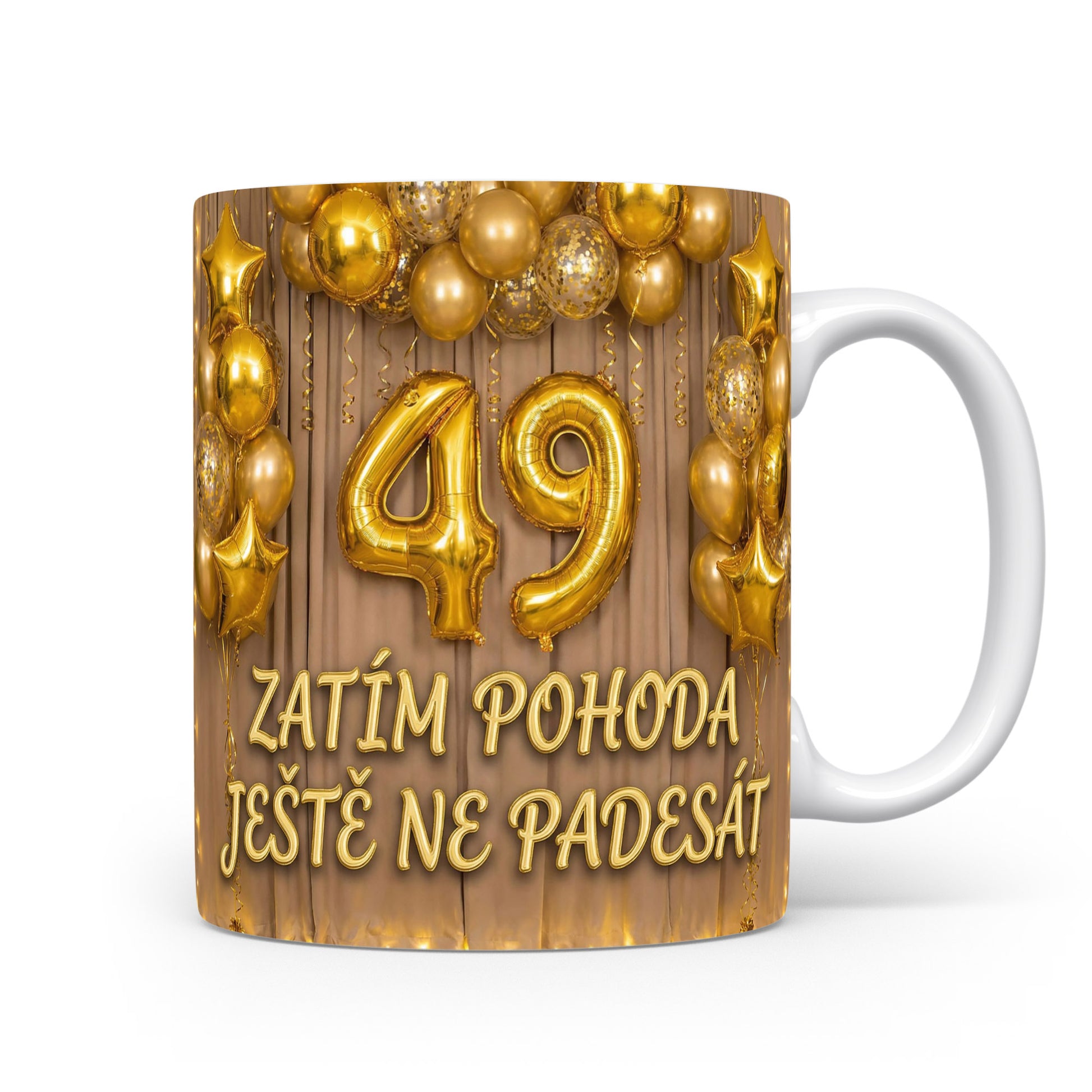 Narozeninový hrnek s číslem 49