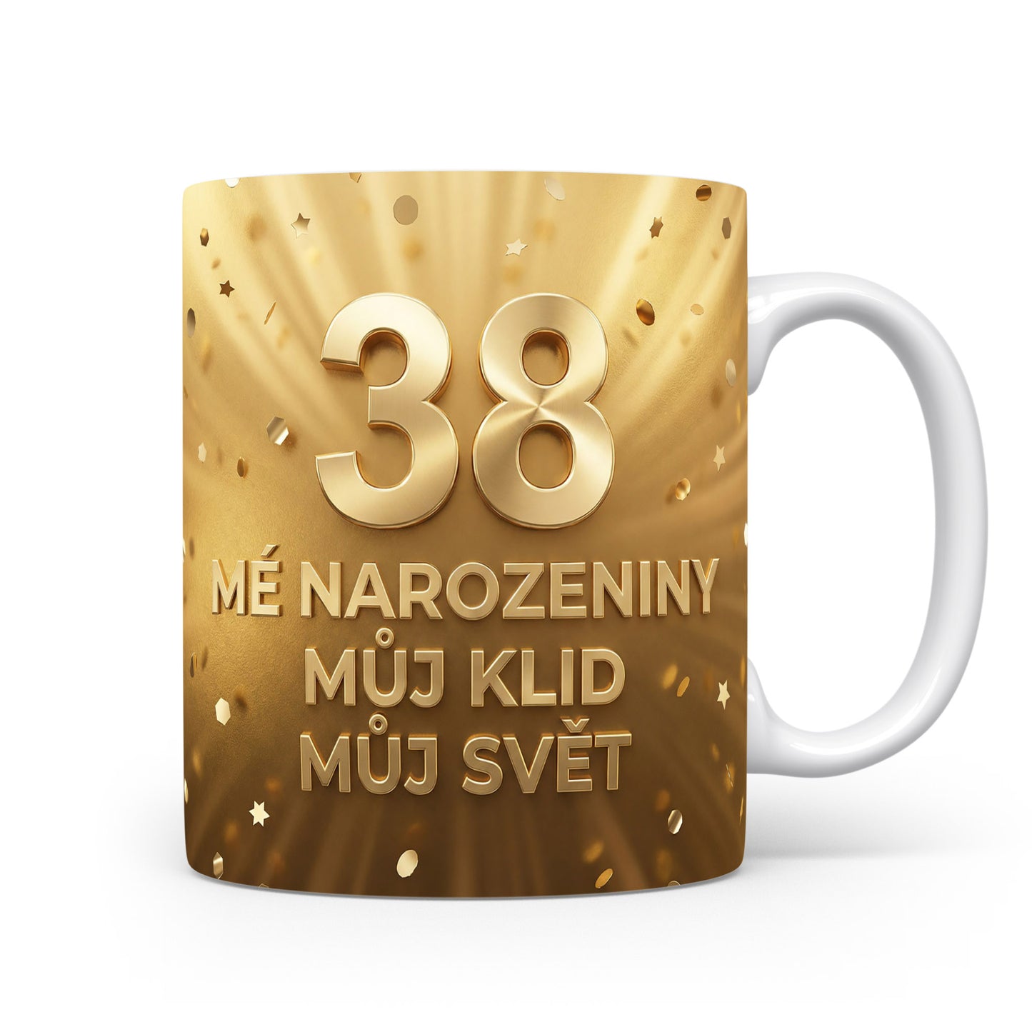 Narozeninový hrnek s číslem 38
