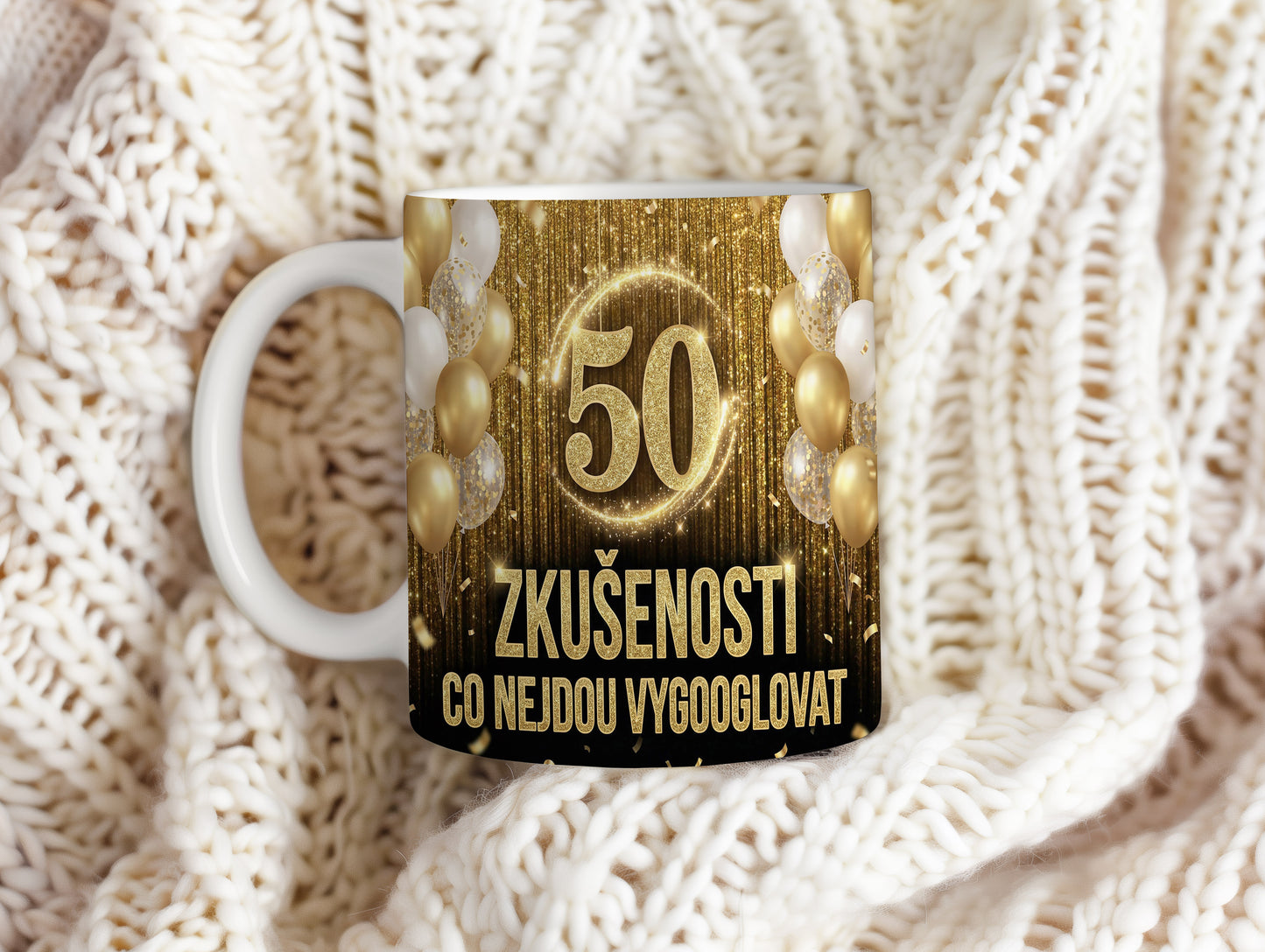 Narozeninový hrnek 50 let – ZKUŠENOSTI CO NEJDOU VYGOOGLOVAT