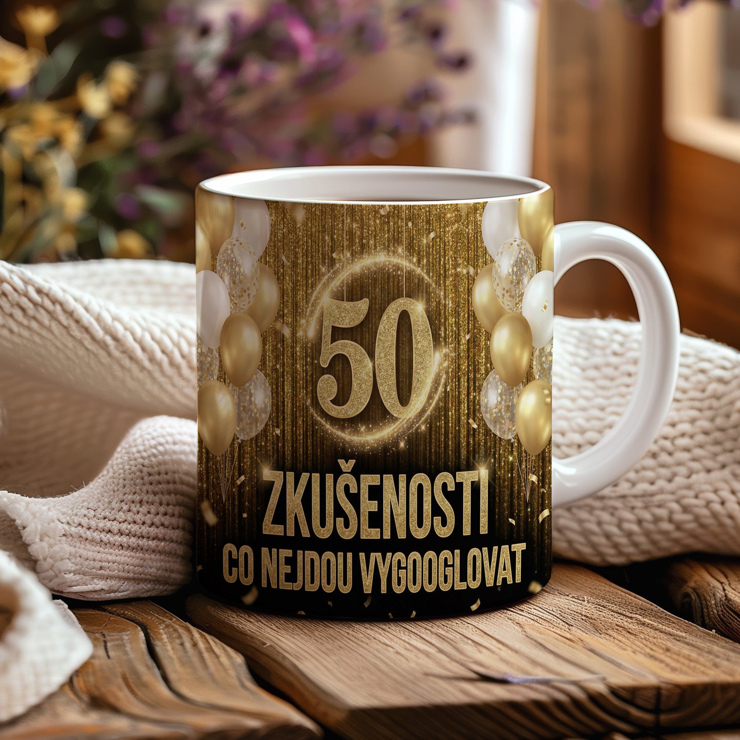 Narozeninový hrnek 50 let – ZKUŠENOSTI CO NEJDOU VYGOOGLOVAT