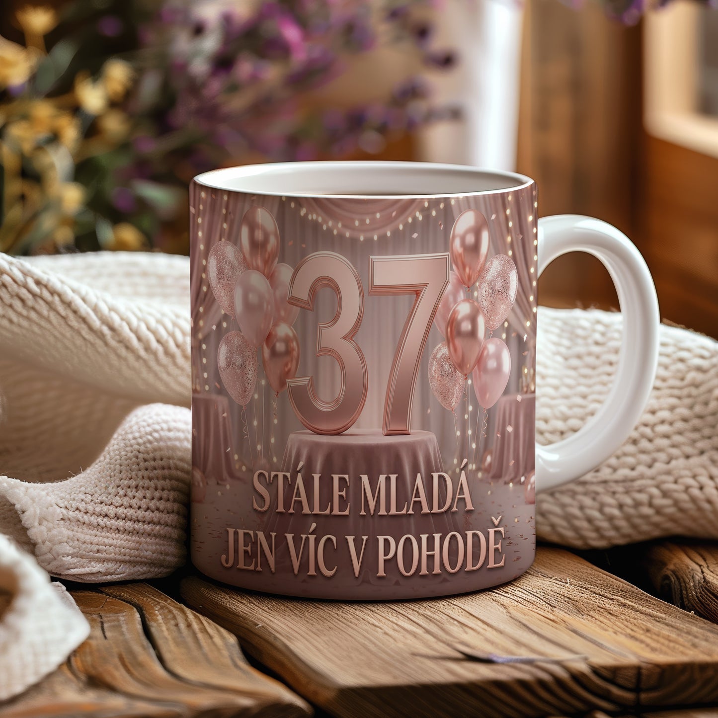 Narozeninový hrnek 37 let – STÁLE MLADÁ JEN VÍC V POHODĚ