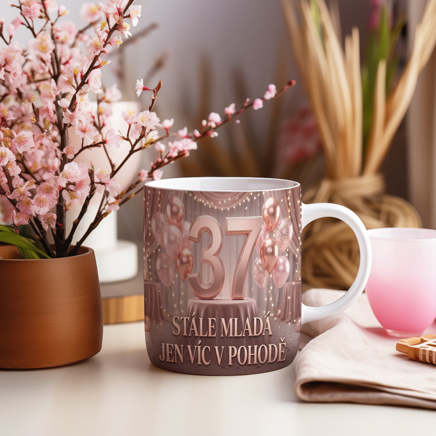 Narozeninový hrnek 37 let – STÁLE MLADÁ JEN VÍC V POHODĚ