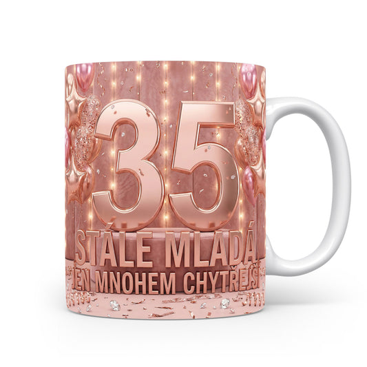 Narozeninový hrnek s číslem 35