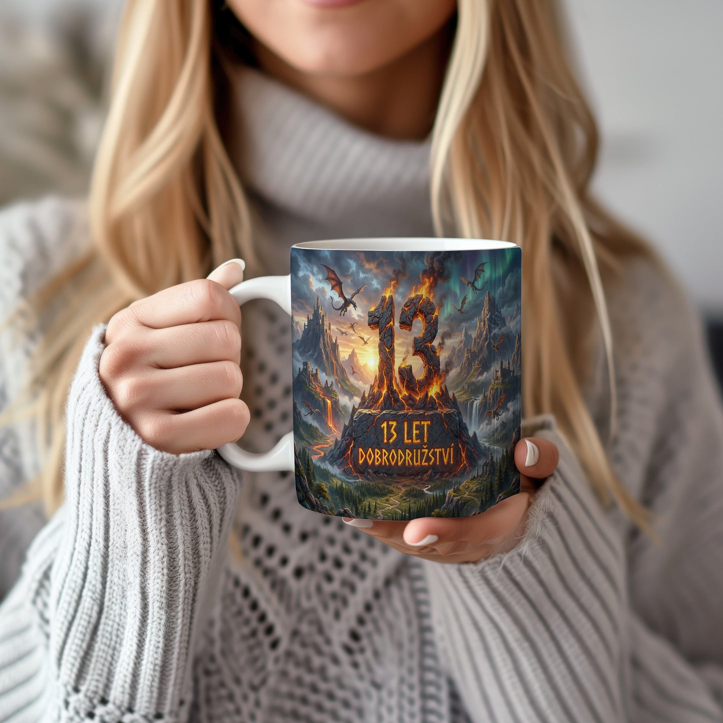 Narozeninový hrnek 13 let – DOBRODRUŽSTVÍ