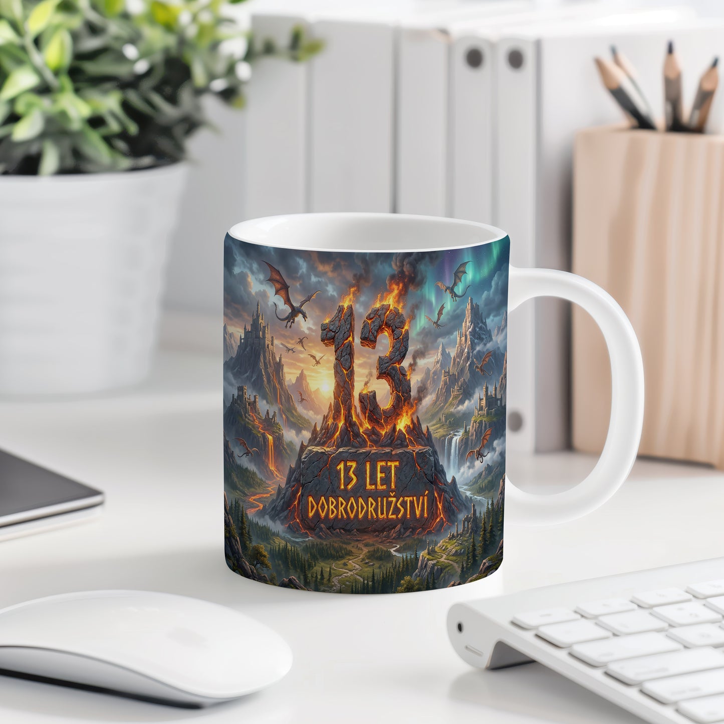 Narozeninový hrnek 13 let – DOBRODRUŽSTVÍ