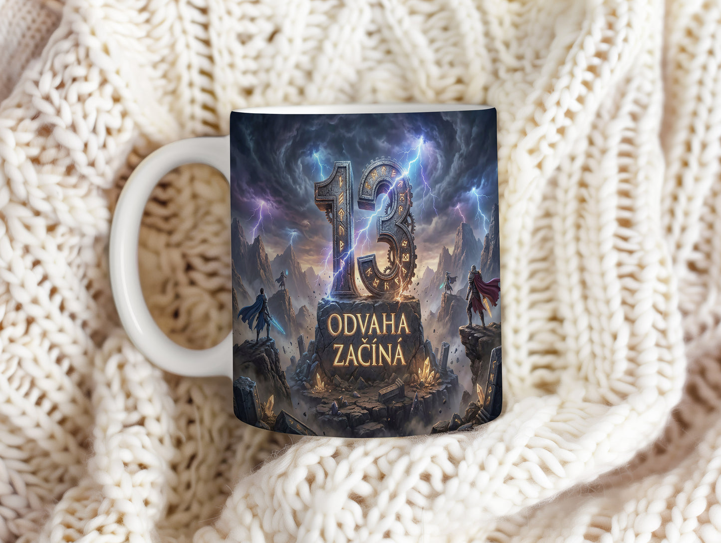 Narozeninový hrnek 13 let – ODVAHA ZAČÍNÁ