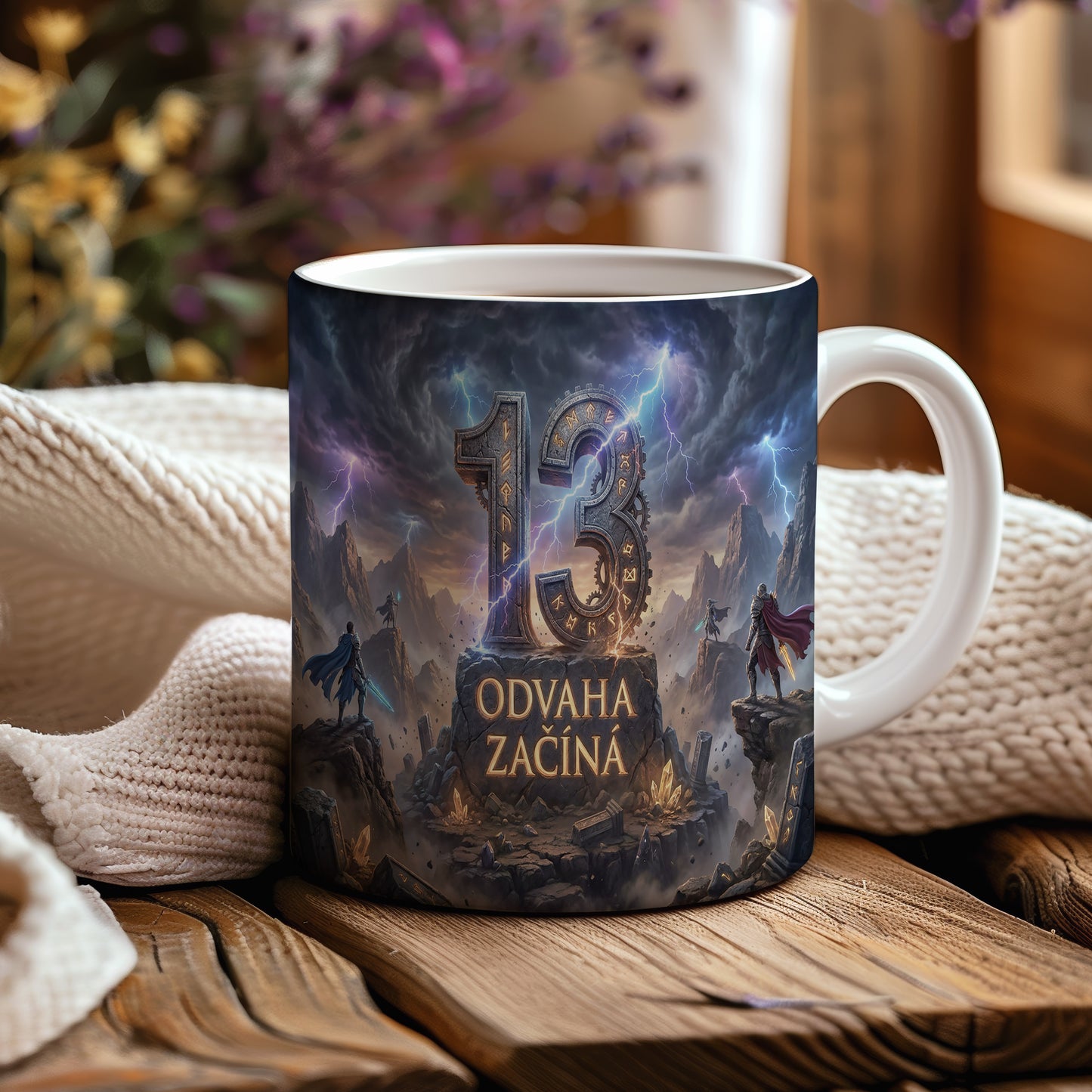 Narozeninový hrnek 13 let – ODVAHA ZAČÍNÁ