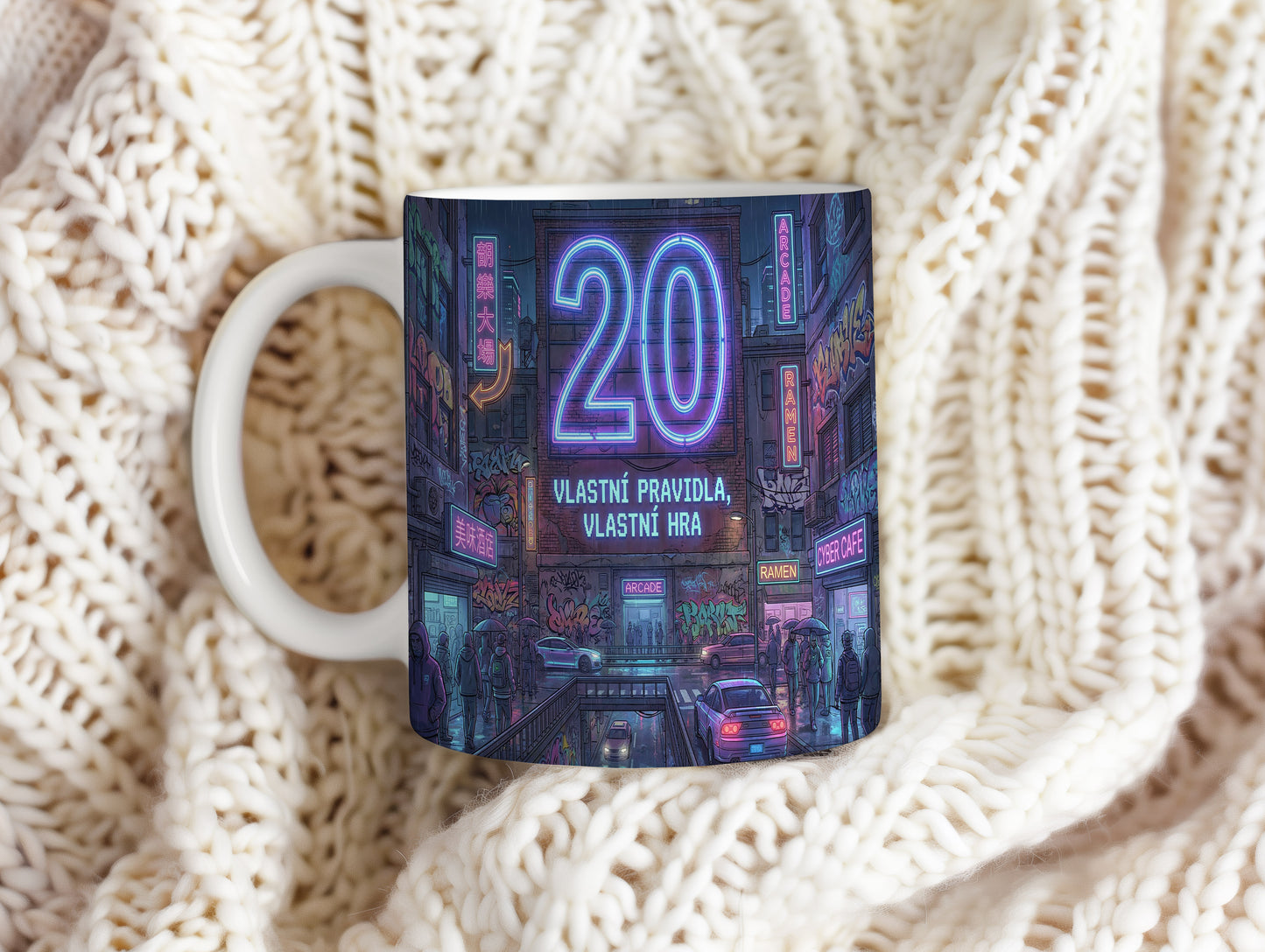 Narozeninový hrnek 20 let – VLASTNÍ PRAVIDLA, VLASTNÍ HRA