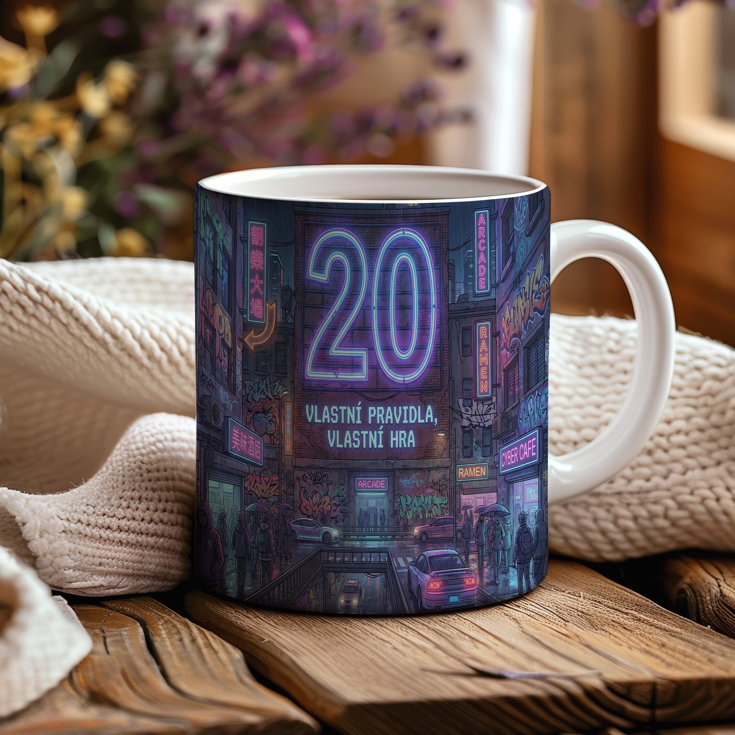 Narozeninový hrnek 20 let – VLASTNÍ PRAVIDLA, VLASTNÍ HRA