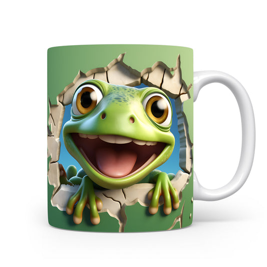 Hrnek s usmívající se žábou