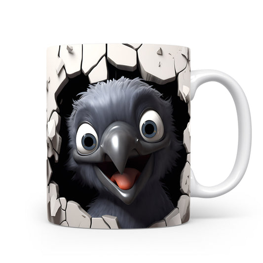 Hrnek s veselým výrazem – 3D efektem