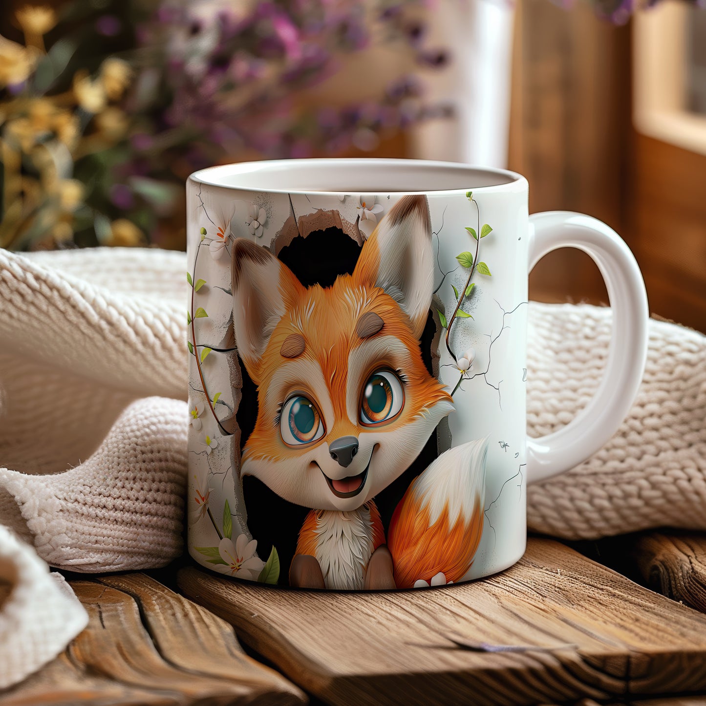 Hrnek s roztomilým foxem