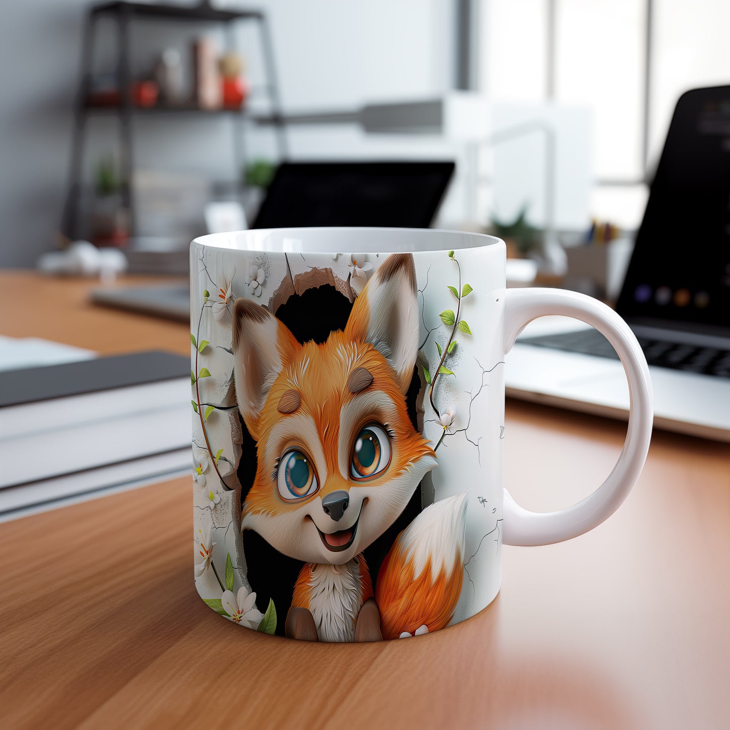Hrnek s roztomilým foxem