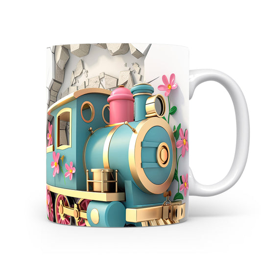 Hrnek s 3D vláčkem