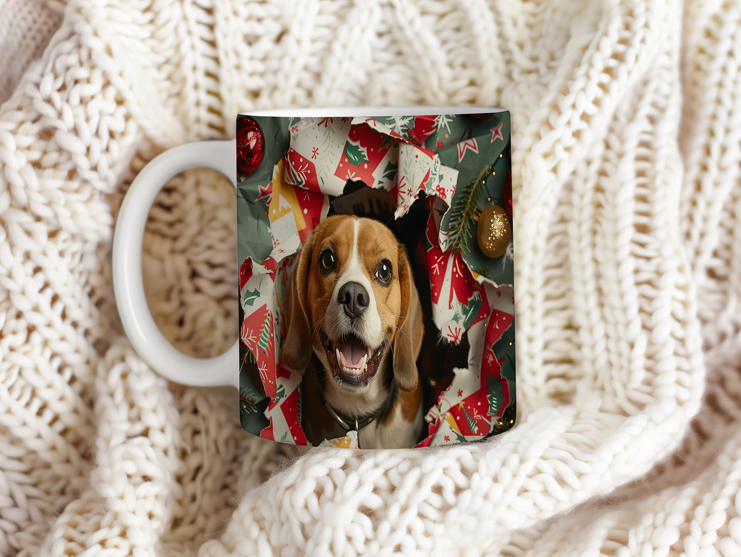 Hrnek s beagle štěňátkem