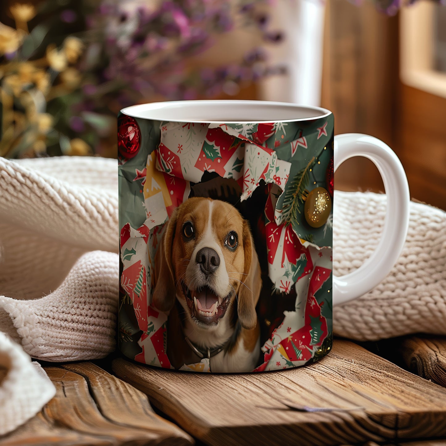 Hrnek s beagle štěňátkem
