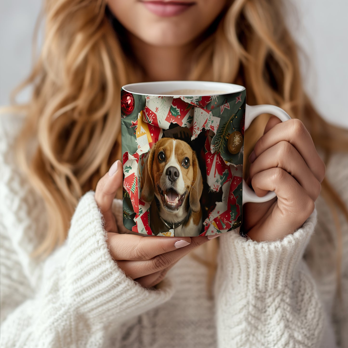 Hrnek s beagle štěňátkem
