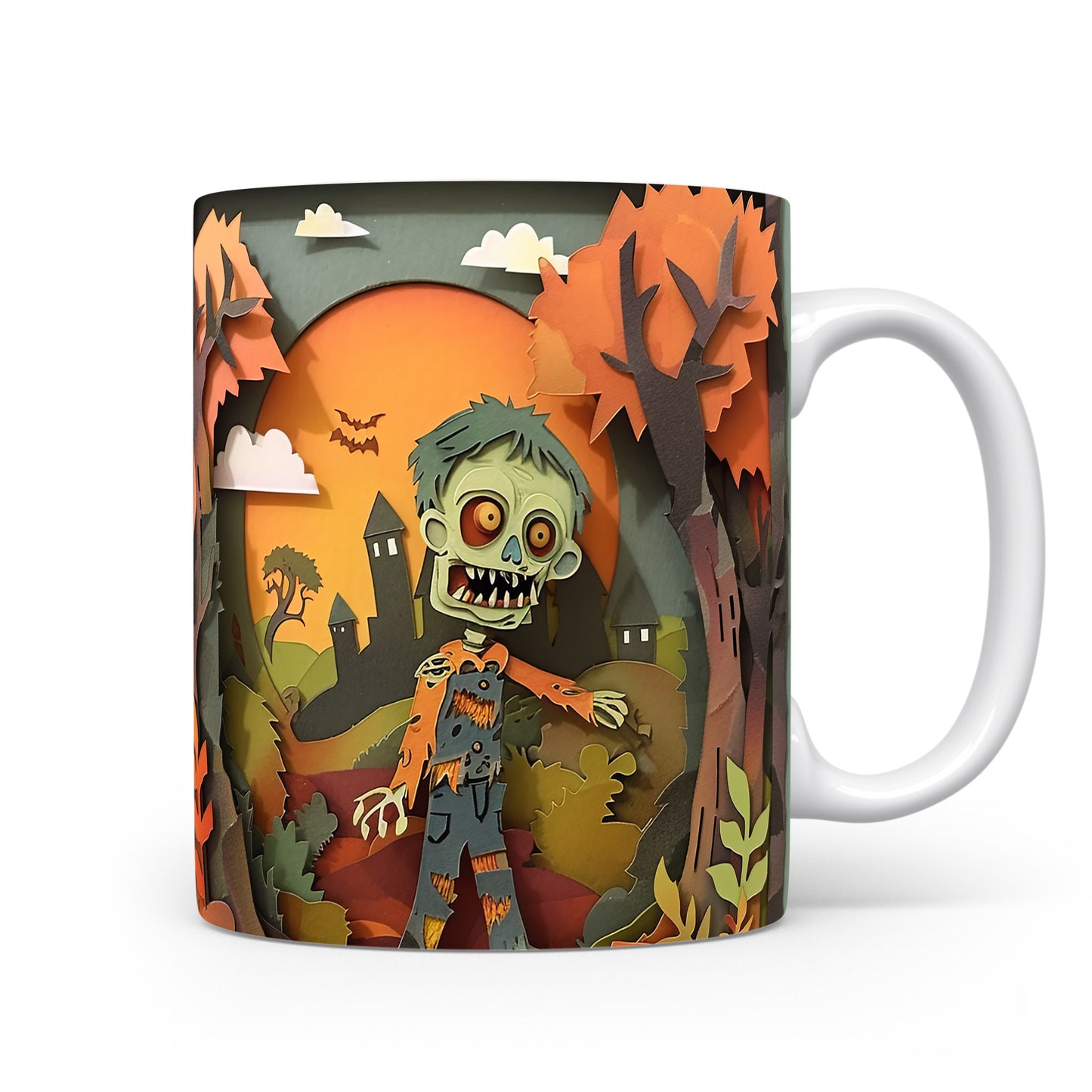 Hrnek se zombie motivem