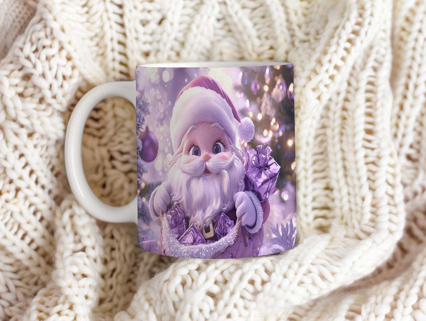 Hrnek se Santou Claus a dárky