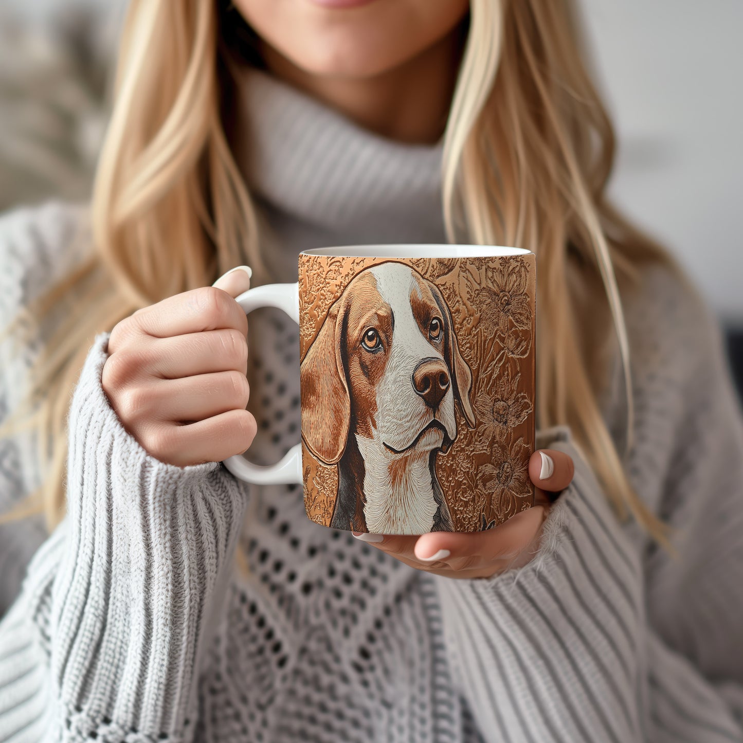 Hrnek s motivem beagle