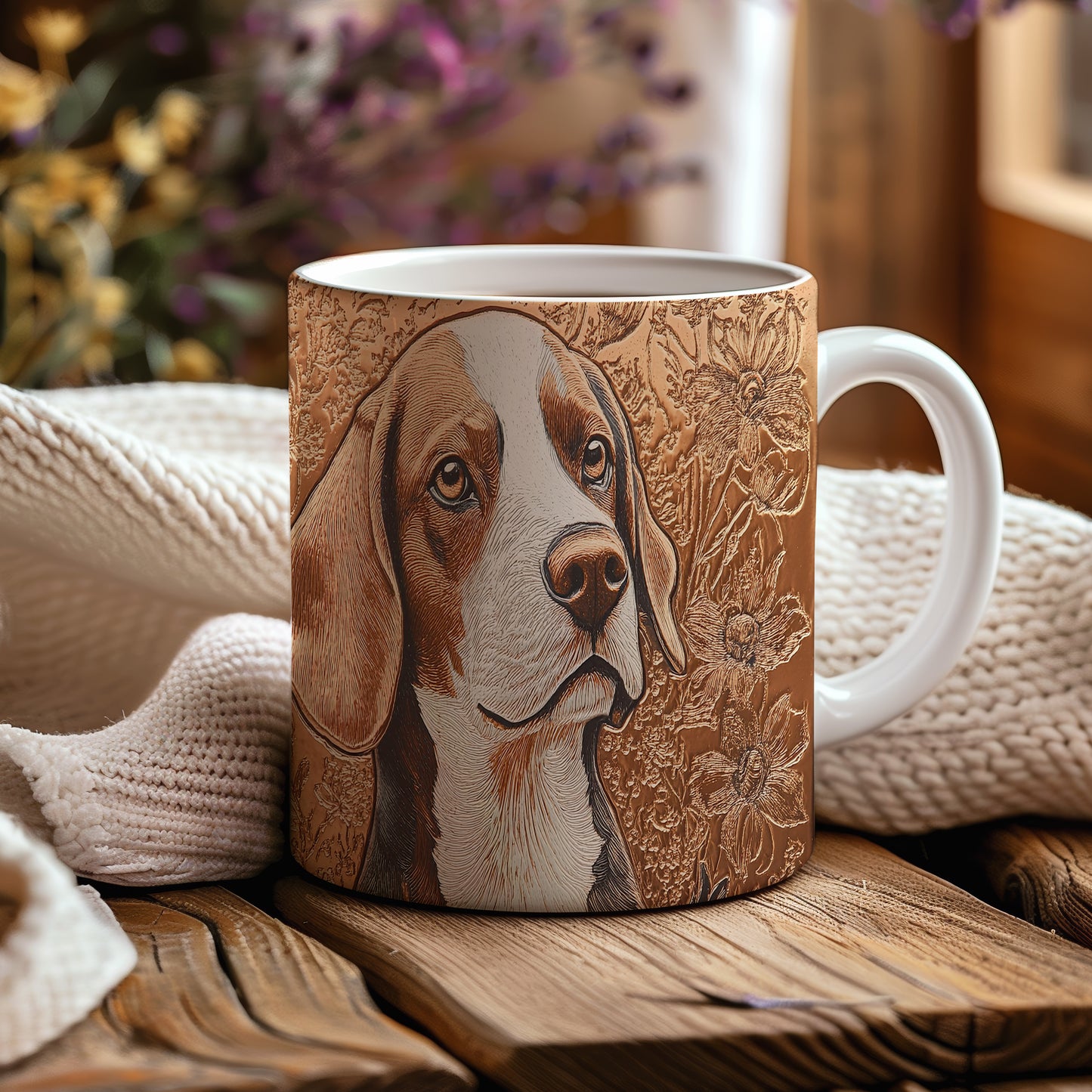 Hrnek s motivem beagle