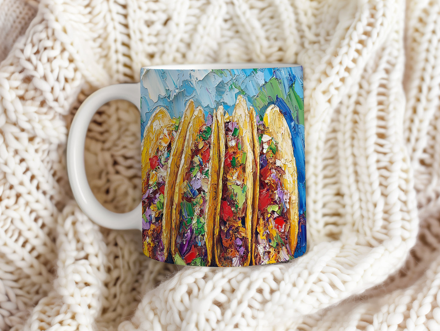Hrnek s motivem tacos