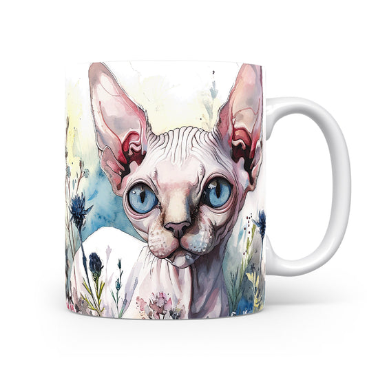Hrnek s ilustrací sphynx kočky